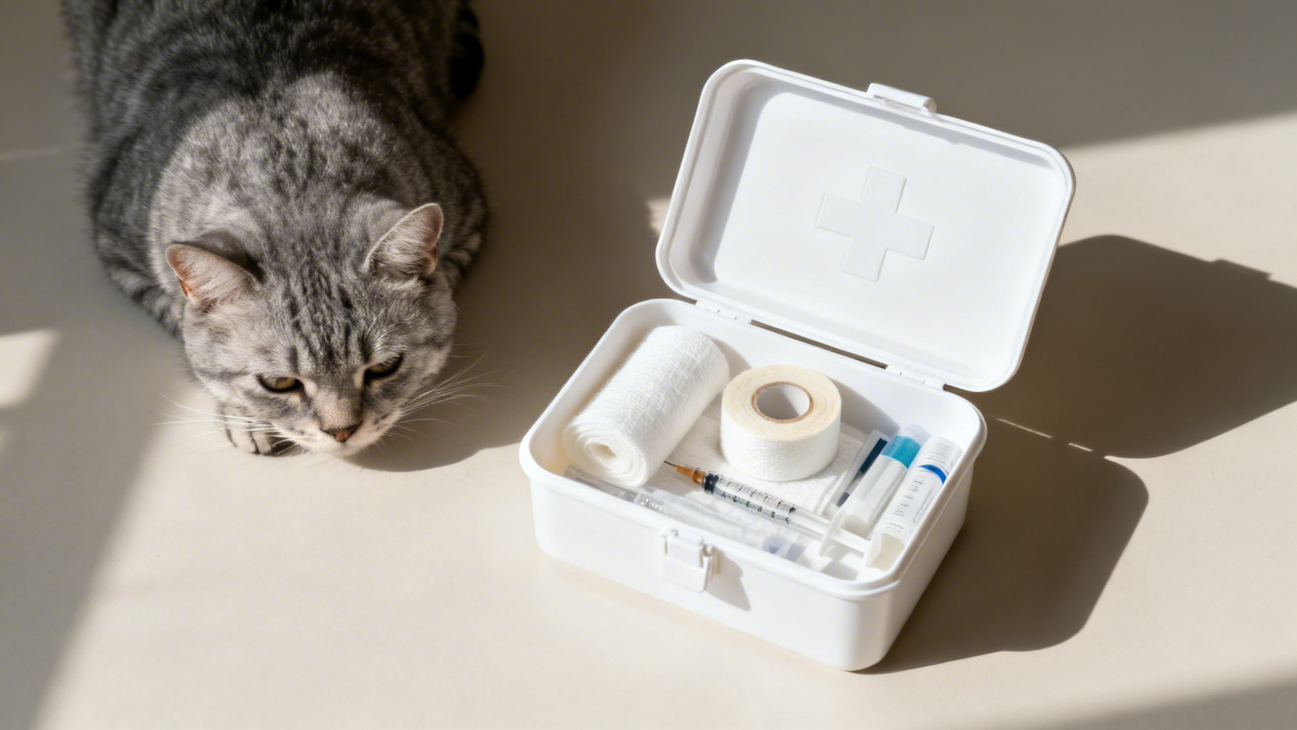 Essential First Aid Kit for Indoor Cats: What Every Owner Needs – AI Featured Image