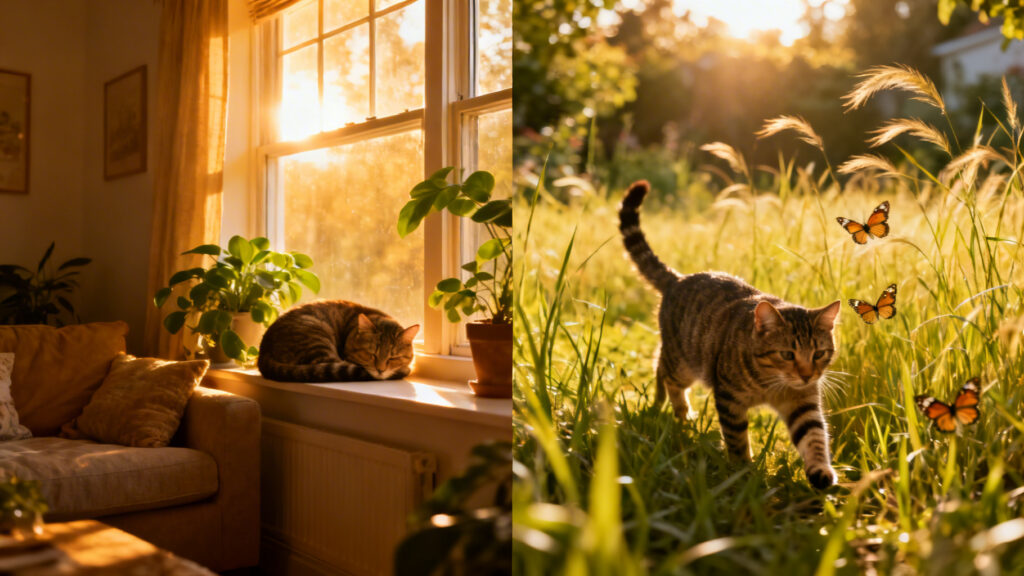 Indoor Cat vs Outdoor Cat: Which Is Right for You? – AI Featured Image